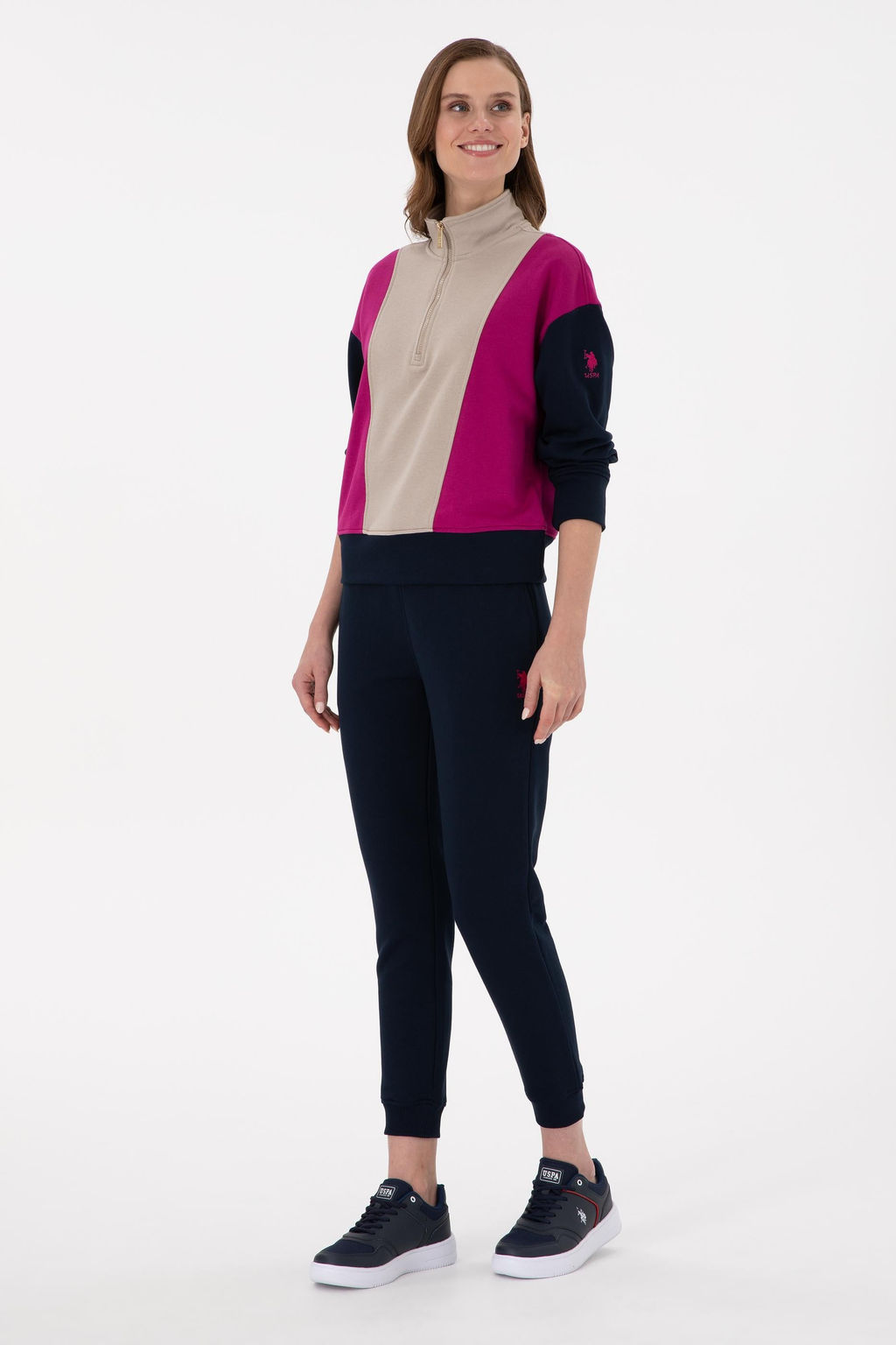 Женский свитшот цвета фуксии Неожиданная скидка в корзине - U.s. polo assn фото 11