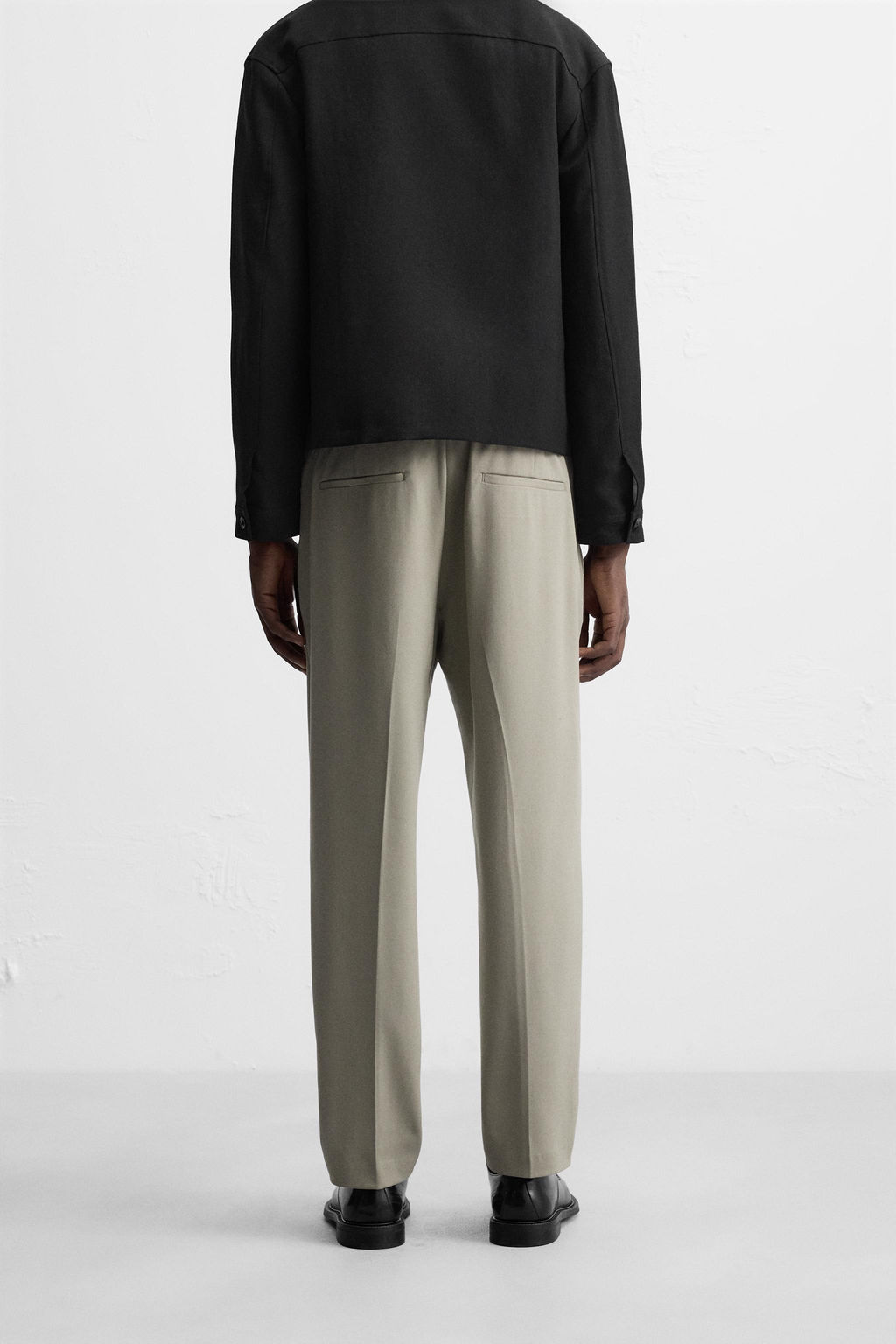 COMFORT FIT JOGGER WAIST TROUSERS - Zara фото 3