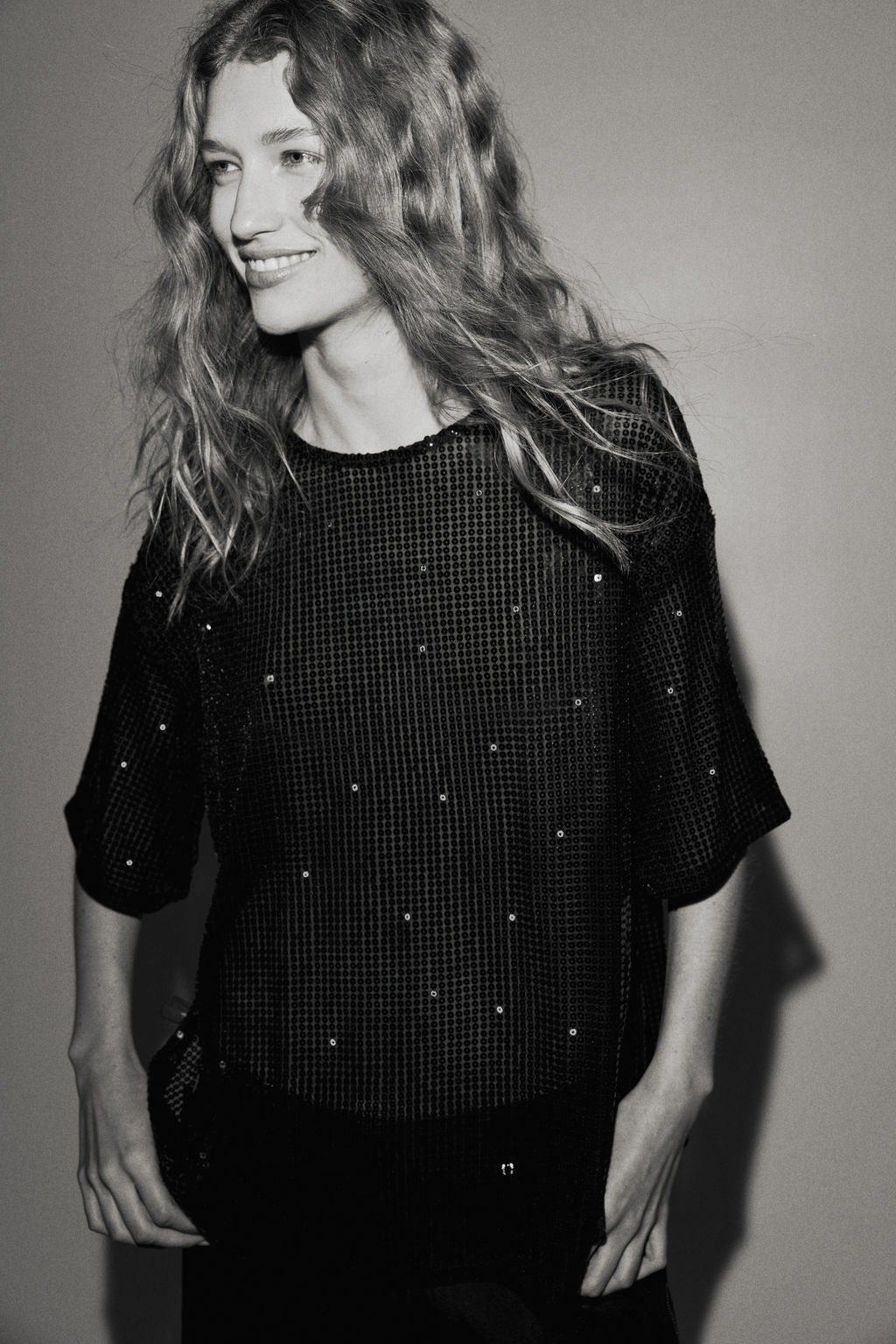 Top oversize de lentejuelas - H&m фото 3