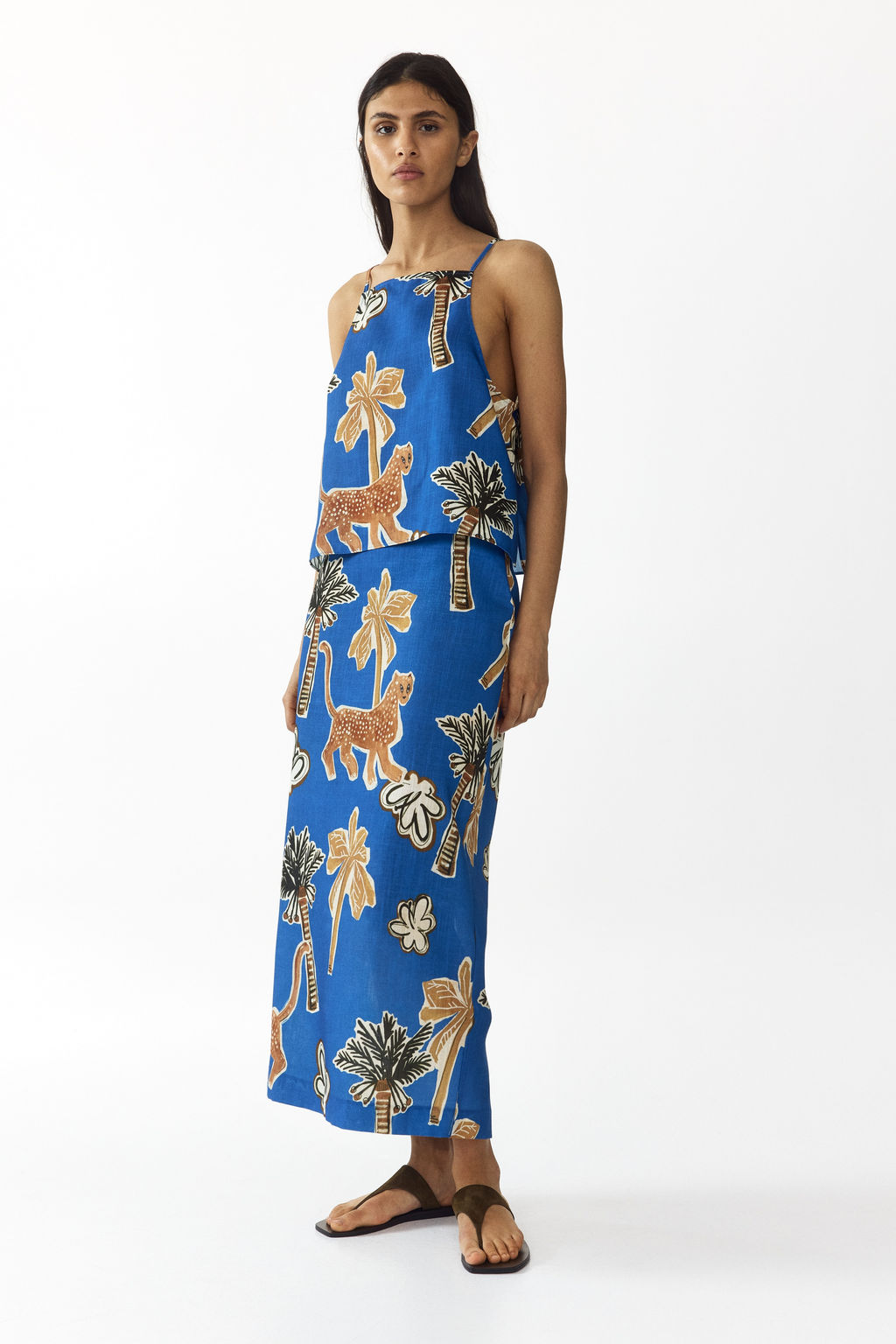 Falda midi estampada - H&m фото 5