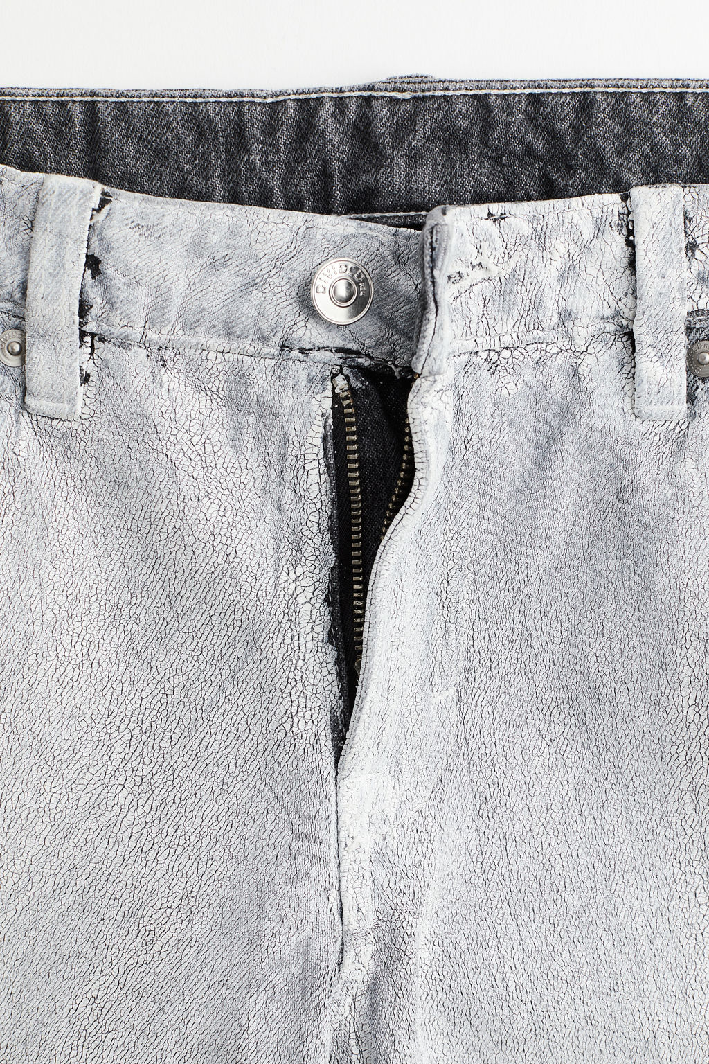 Pantalon de sarga efecto craquelado - H&m фото 10