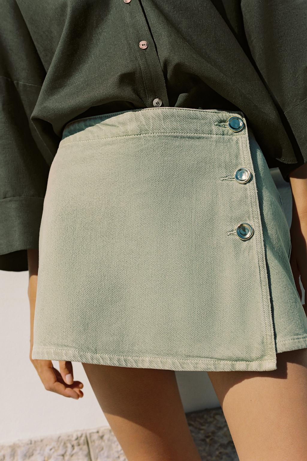 Z1975 DENIM SKORT - Zara фото 4