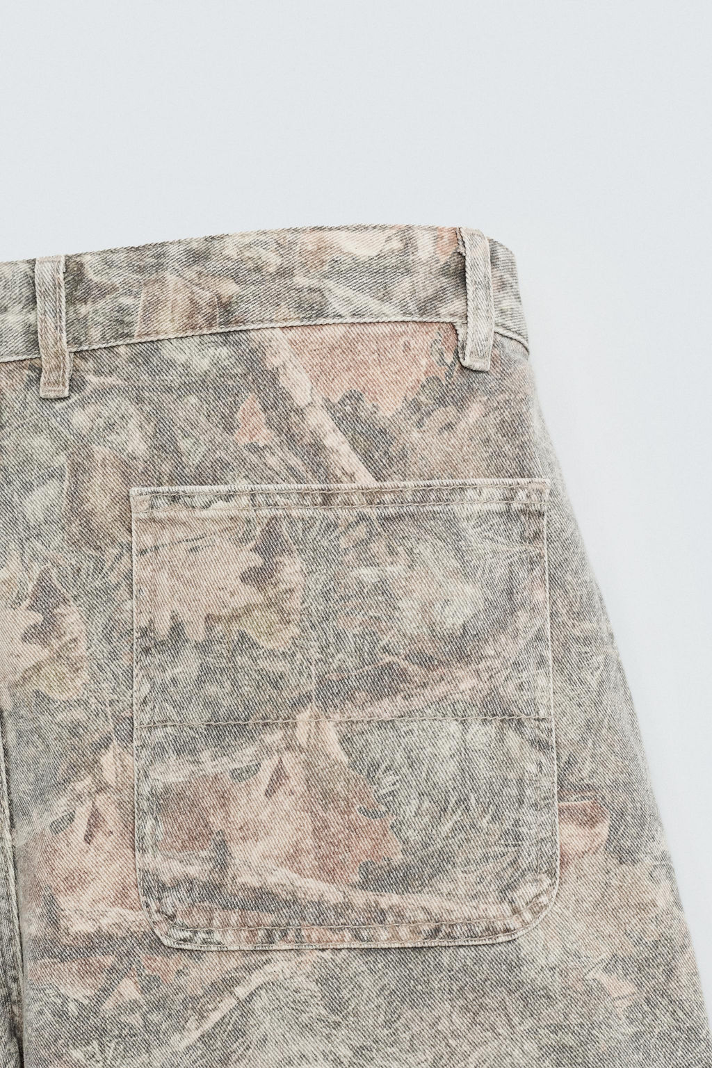 ABSTRACT PRINT RELAXED FIT BERMUDA SHORTS - Zara фото 22