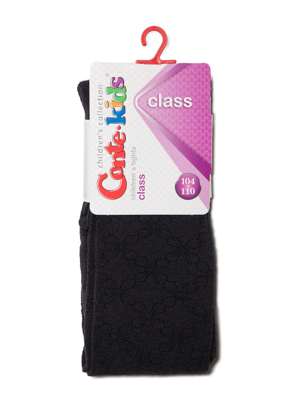 Conte-kids CLASS Lycra® Тонкие хлопковые колготки графит - Conte elegant фото 4