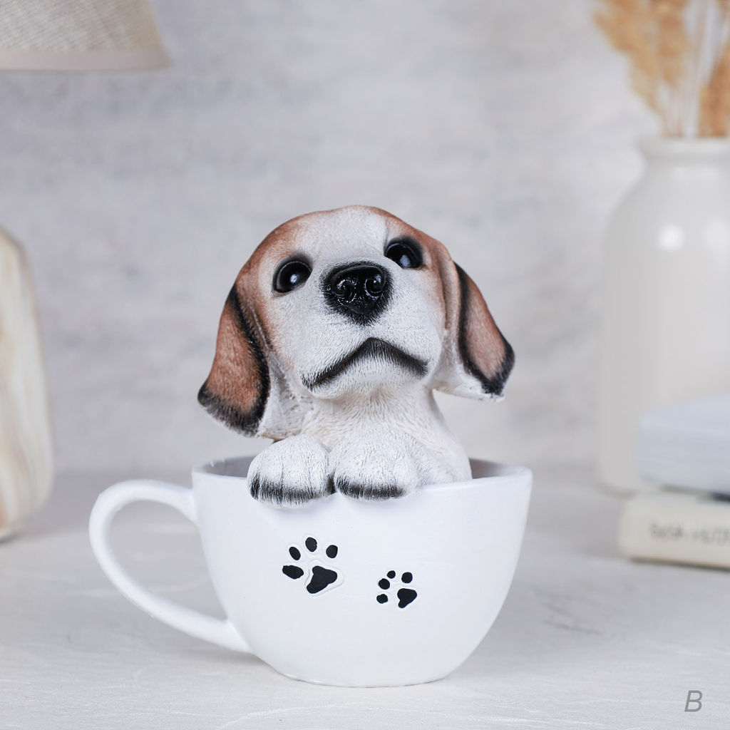 Фигурка Собака в кружке 12 см / CW421-22 /уп 48/ - Галеонтрейд фото 3