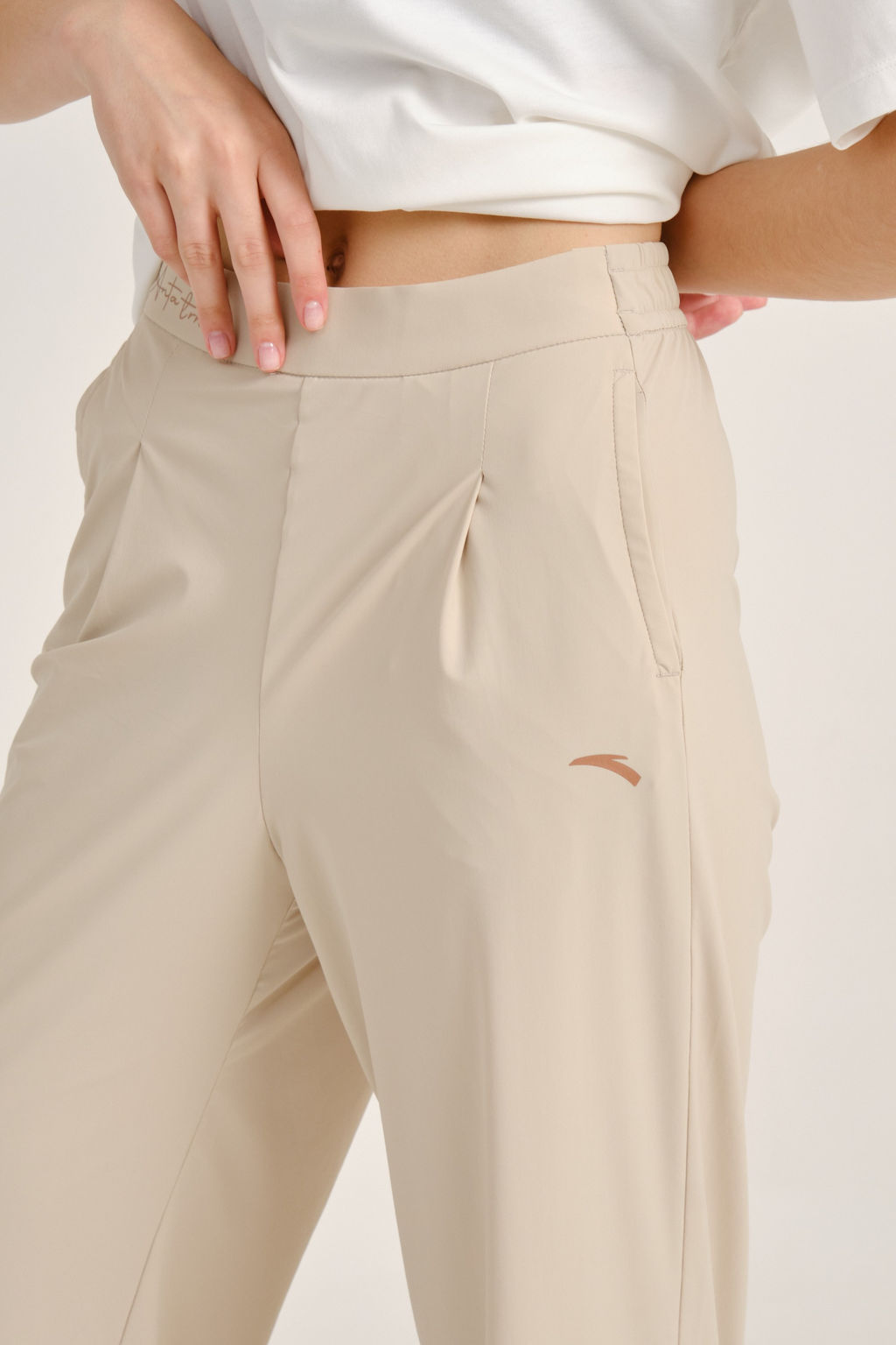 Брюки трикотажные Бежевый - Anta фото 5