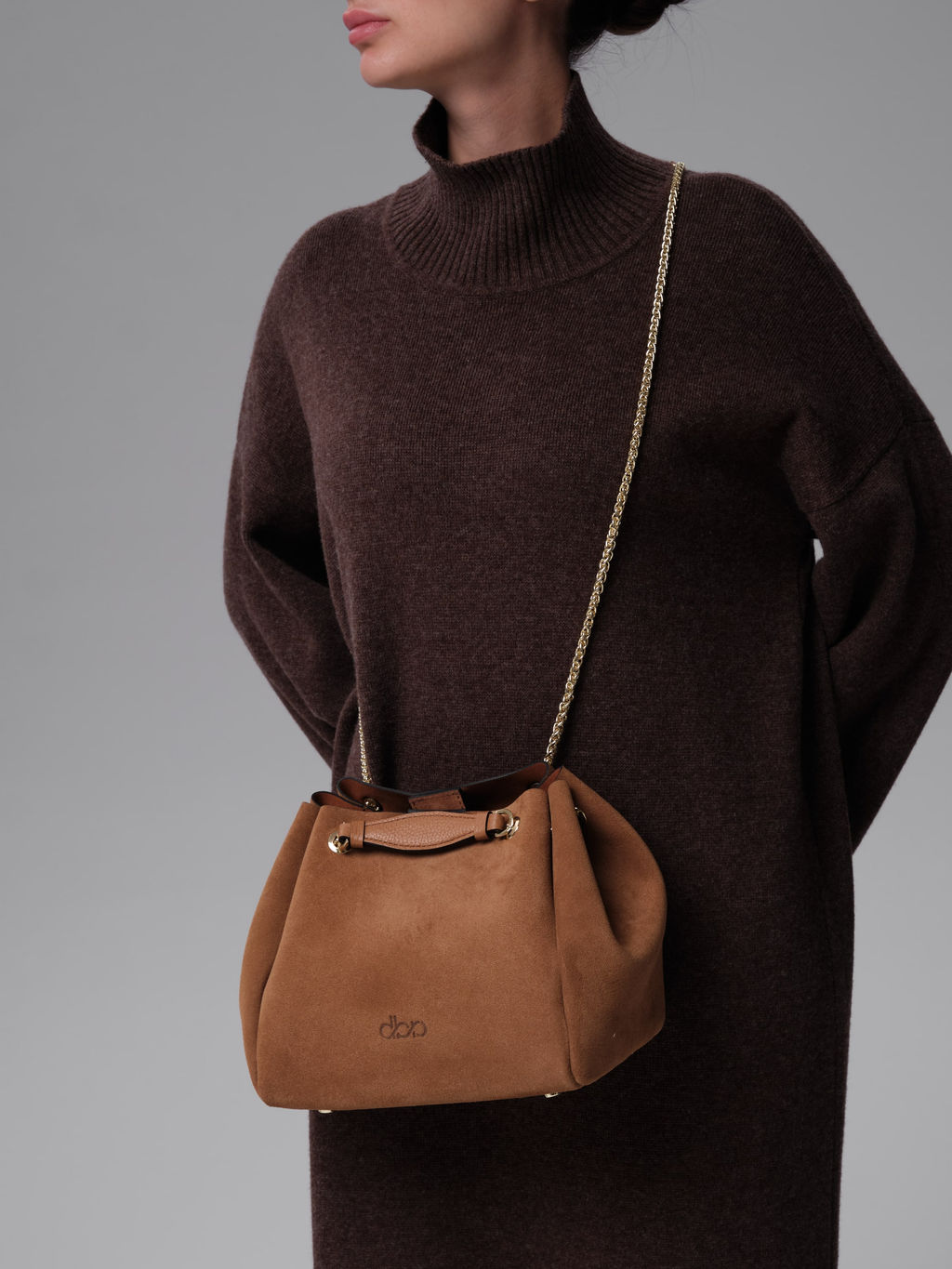 Замшевая сумка Bella DBR 31202 светло-коричневый  фото 5