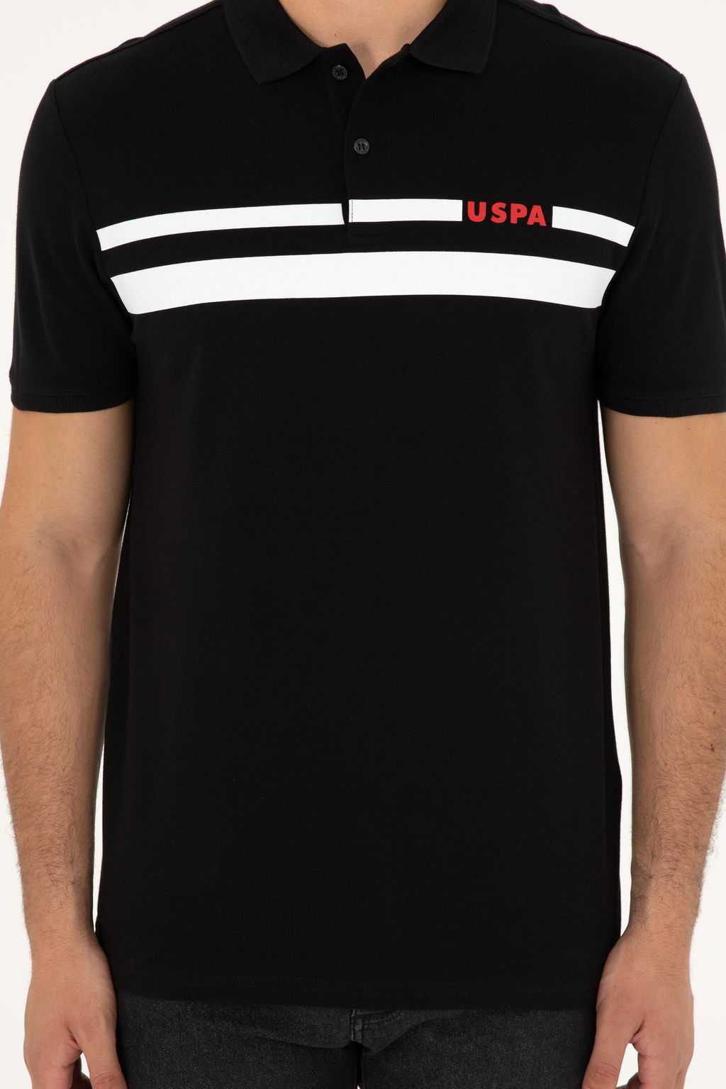 U. S. Polo Assn / Мужская черная футболка - U.s. polo assn фото 6