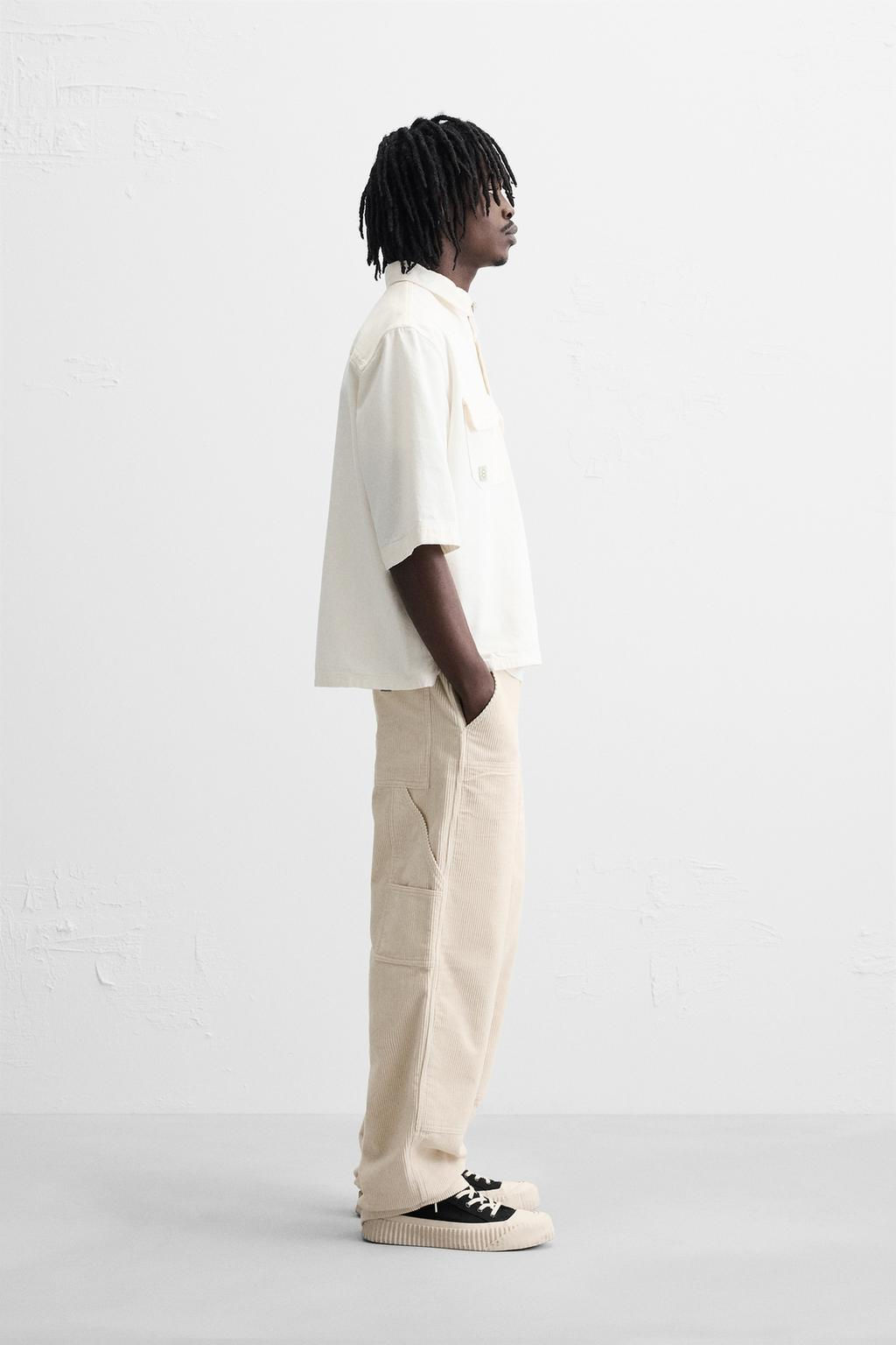 EMBROIDERED TEXT SHIRT - Zara фото 4