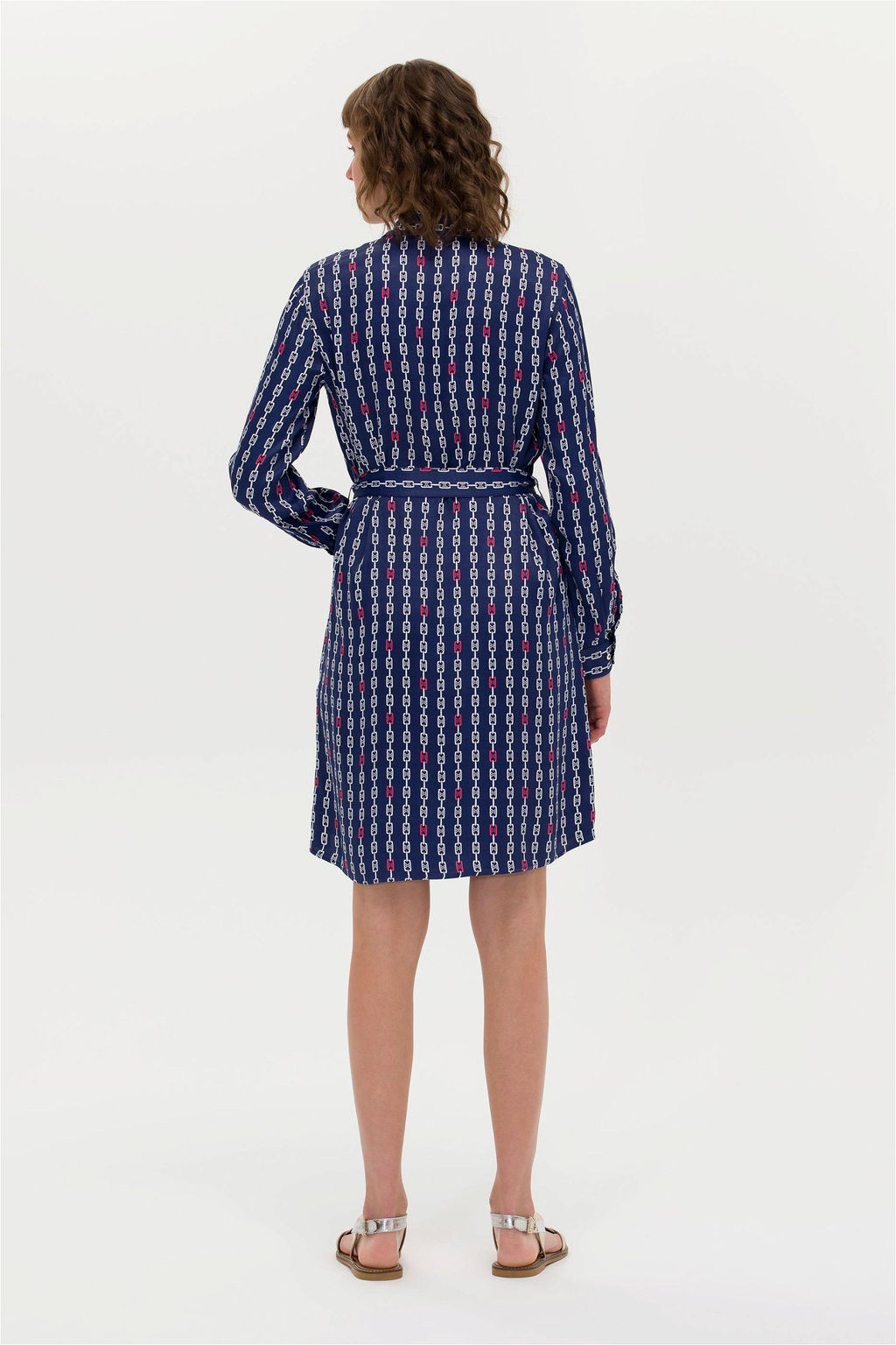 Женское темно-синее плетеное платье - U.s. polo assn фото 12