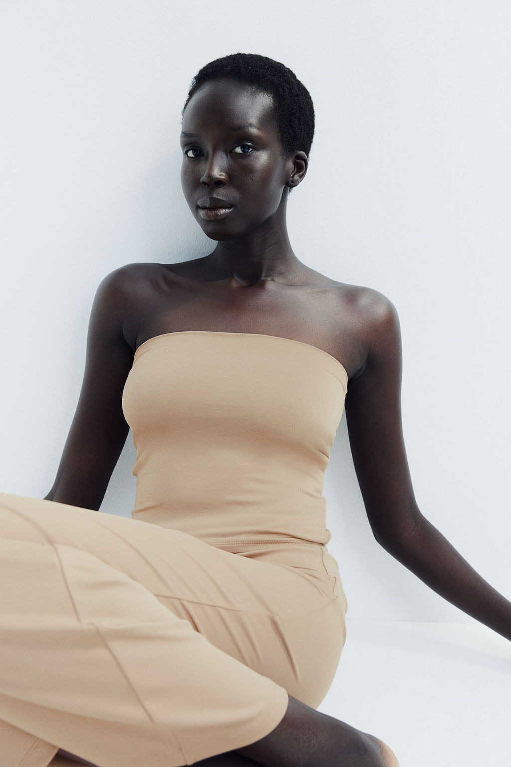 Top de tubo de microfibra - H&m фото 3