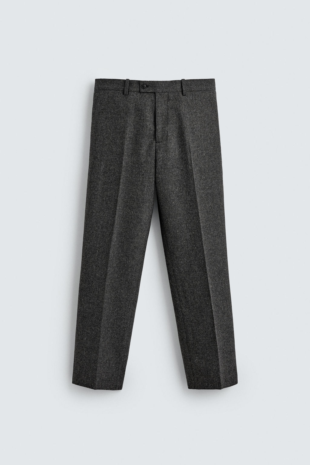 LIMITED EDITION WOOL TEXTURED SUIT TROUSERS - Zara фото 7