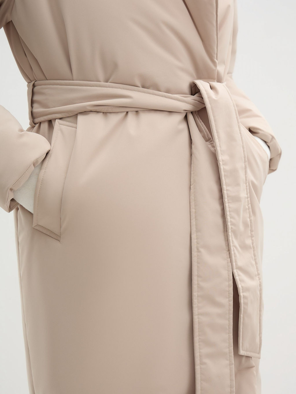 Conso/SL 240116 - beige Утепленное пальто