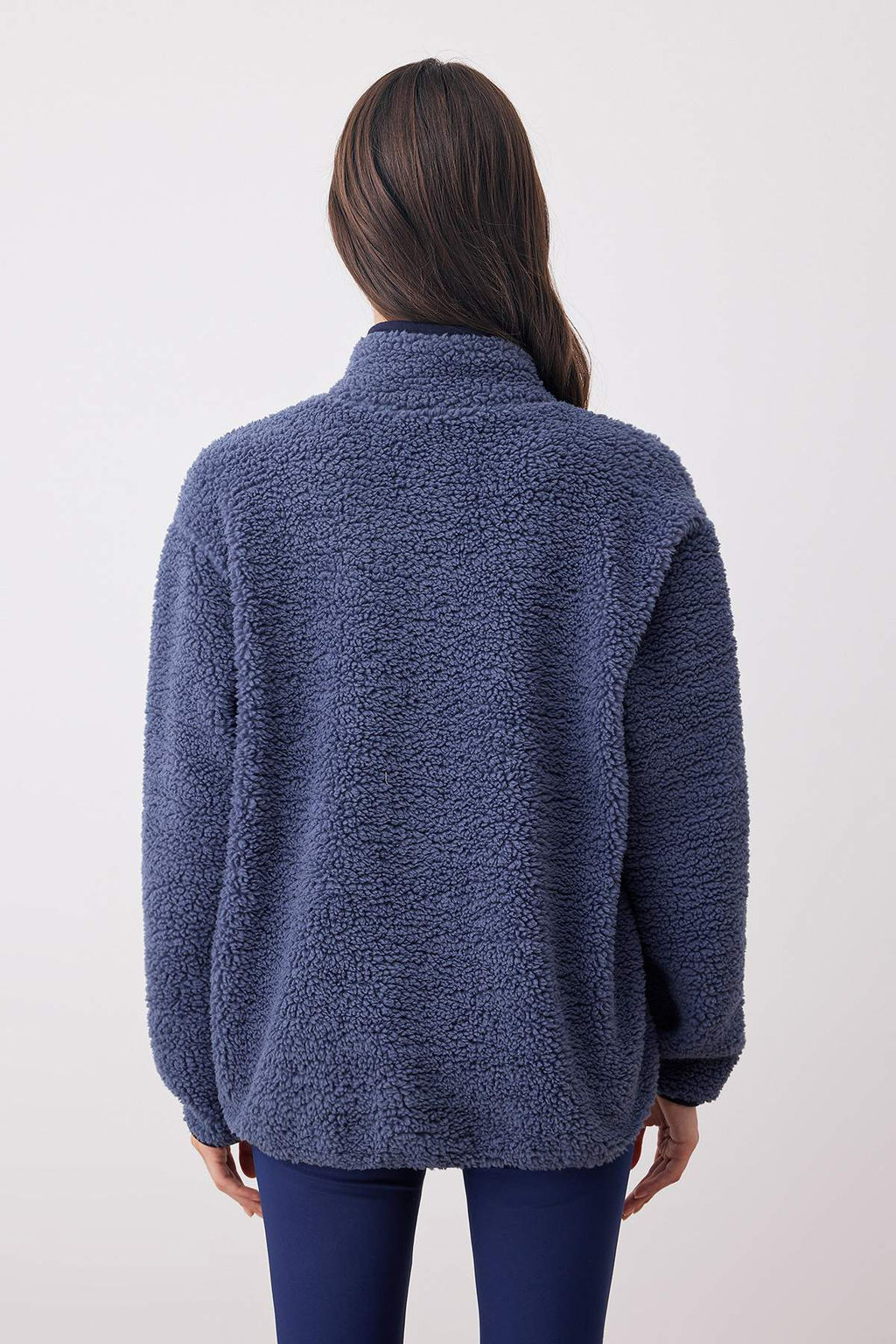 Indigo Pelus Orme Spor Sweatshirt THMAW23SW00021