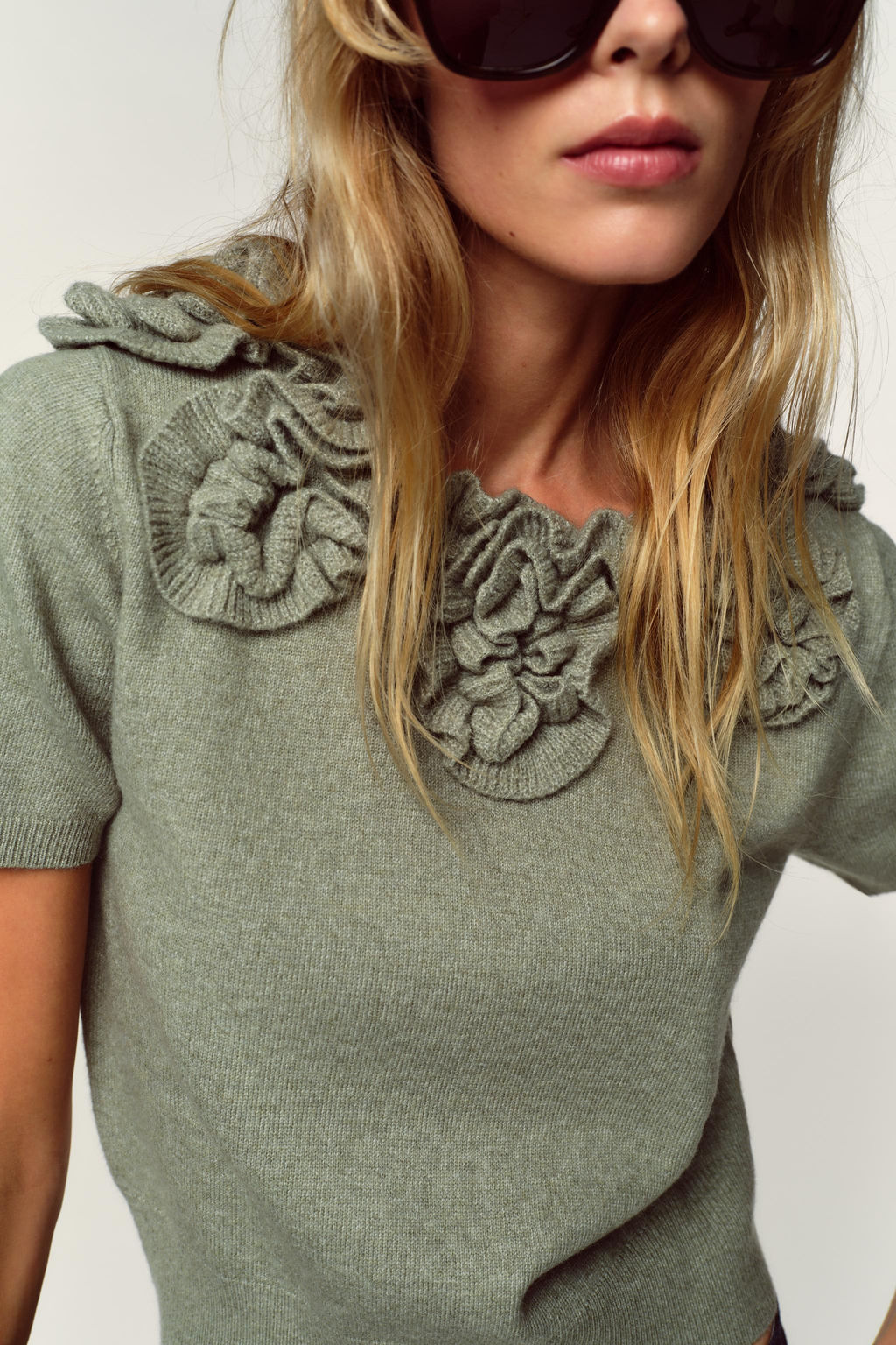 FLORAL KNIT SWEATER - Zara фото 2