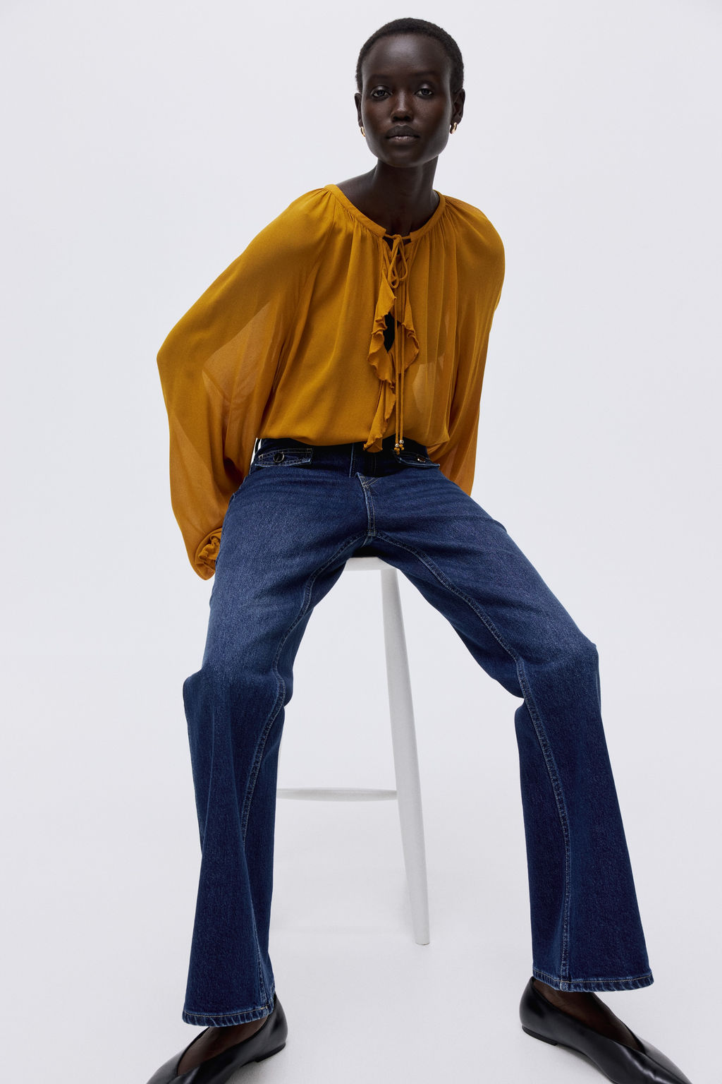 Flared High Jeans - H&m фото 8