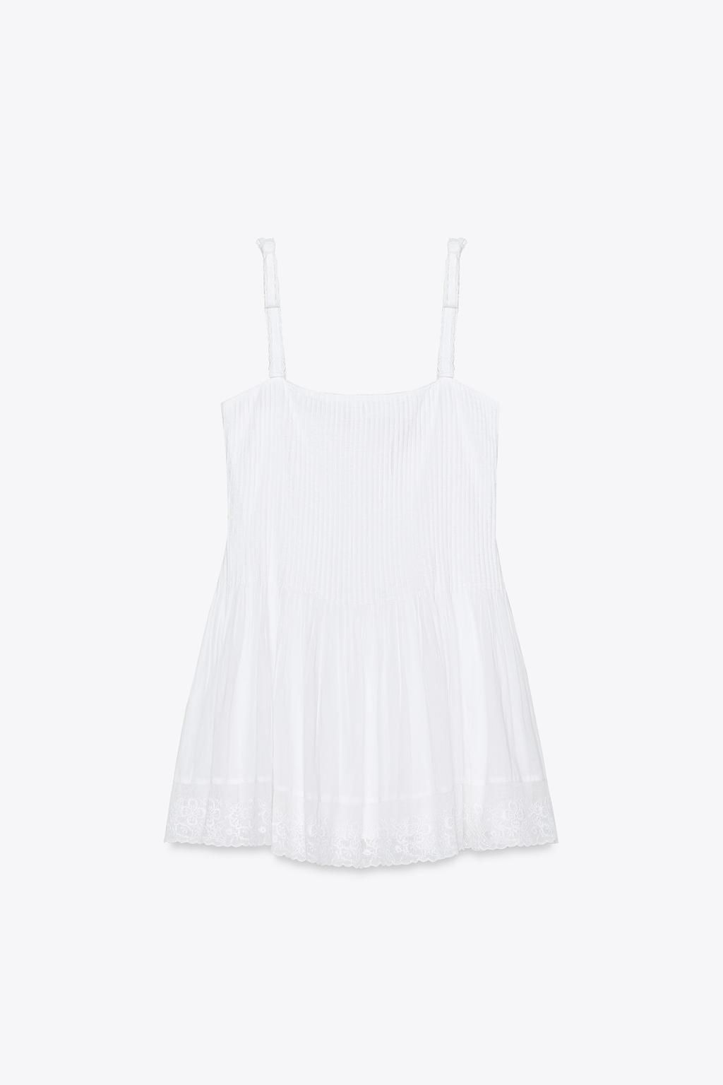 POPLIN SHORT DRESS - Zara фото 6