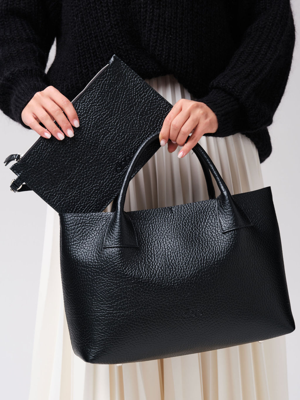 Кожаная сумка Iris DBR 31372 черный соло фото 2