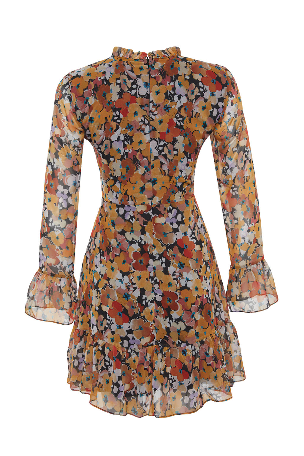 TRENDYOLMILLA Siyah Dik Yaka Dokuma Elbise TCLAW19LJ0076  фото 32