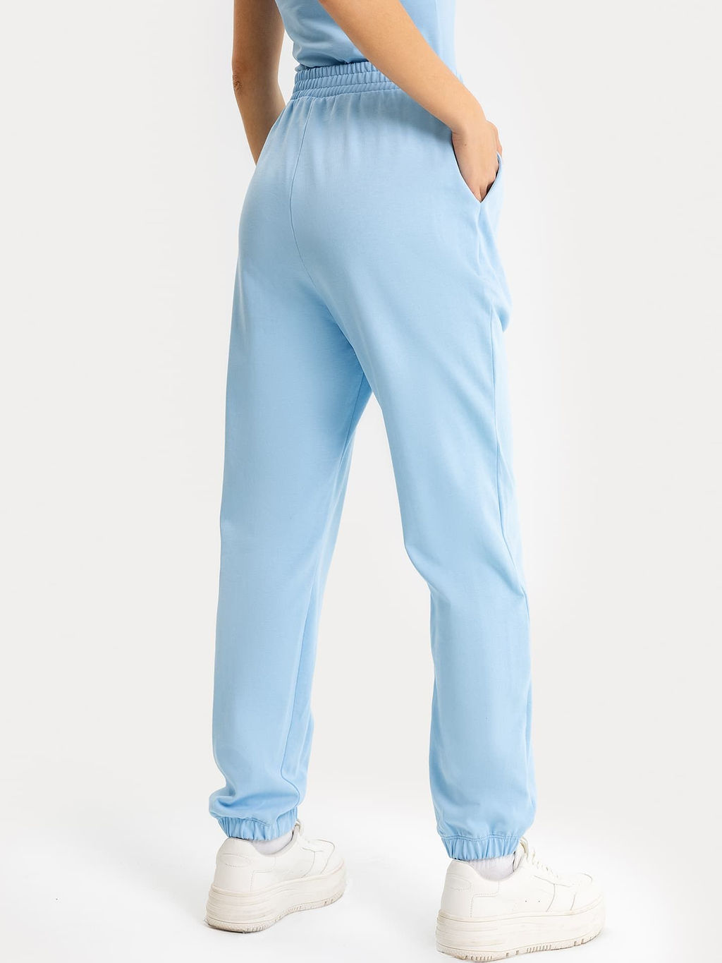 БРЮКИ ЖЕНСКИЕ голубой 182463 - Mark formelle фото 3