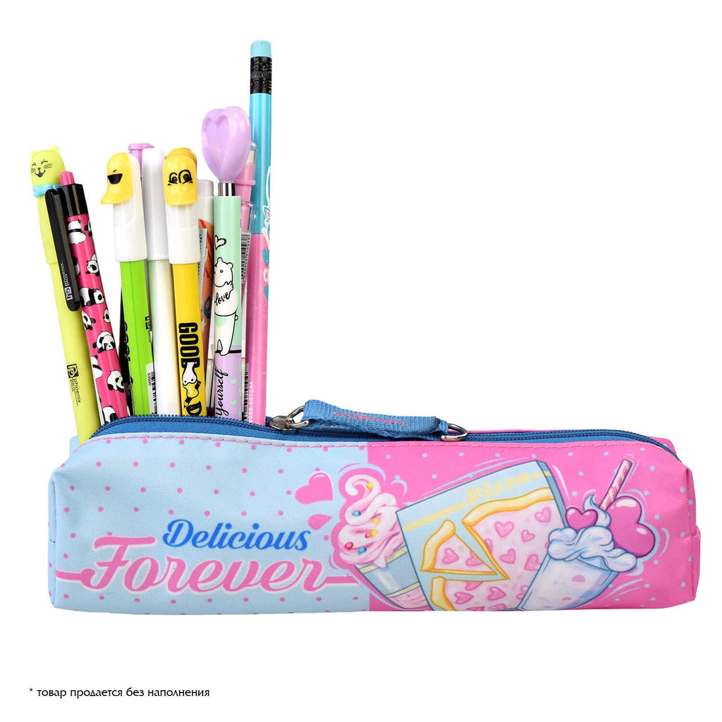 Пенал школьный Феникс+, арт.61903/ 25 ВКУСНЫЕ СЕРДЕЧКИ  фото 4