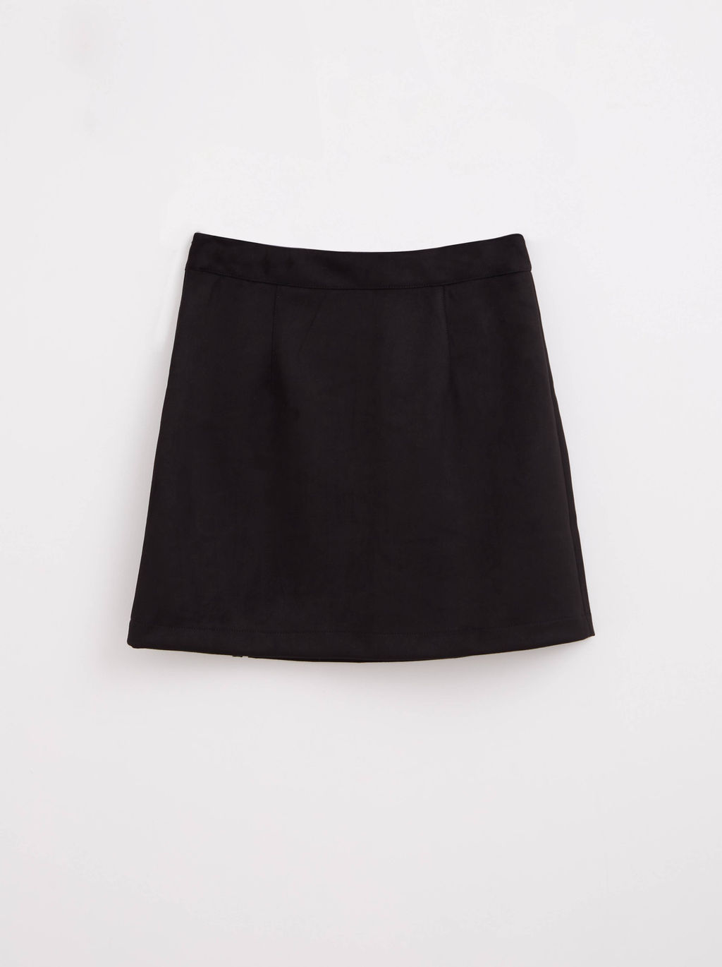 CONTE Замшевая мини-юбка с разрезом LU 1418 black