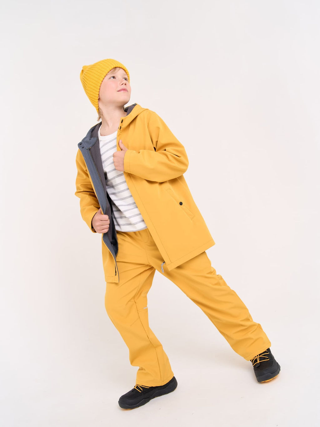 Брюки Softshell демисезонные Горчица - Bungly фото 9