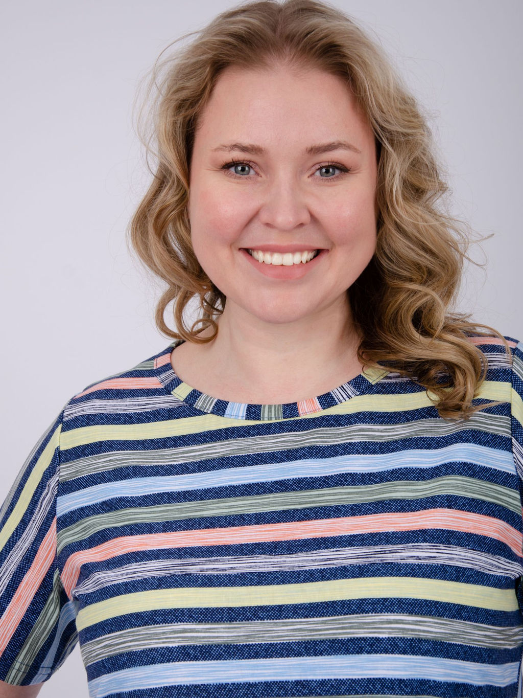 Платье "Линда" радуга, трикотаж