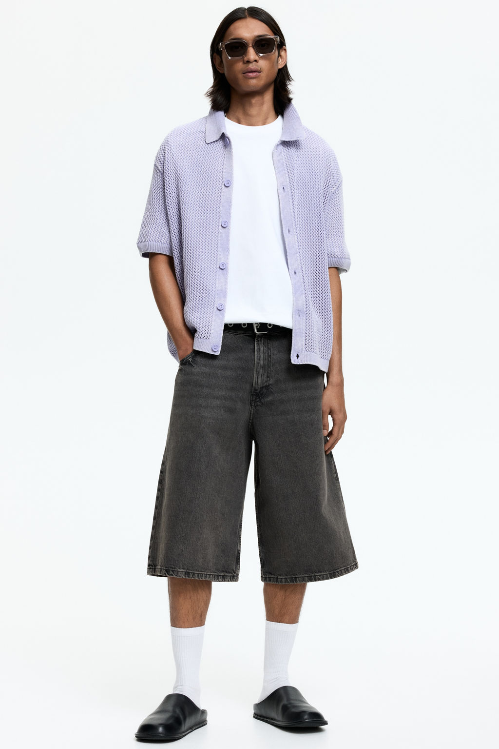 Camisa en punto calado Relaxed Fit - H&m фото 7