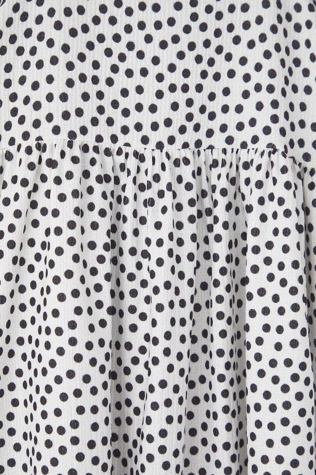 Siyah K?z Cocuk Puantiye Desenli K?sa Kol Bayraml?k Orme Elbise TKDSS24EL00007 - Trendyolmilla фото 3