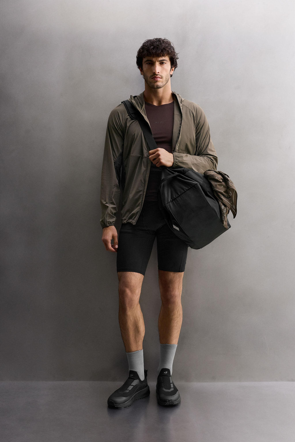 LIGHTWEIGHT COLOUR BLOCK TECHNICAL JACKET