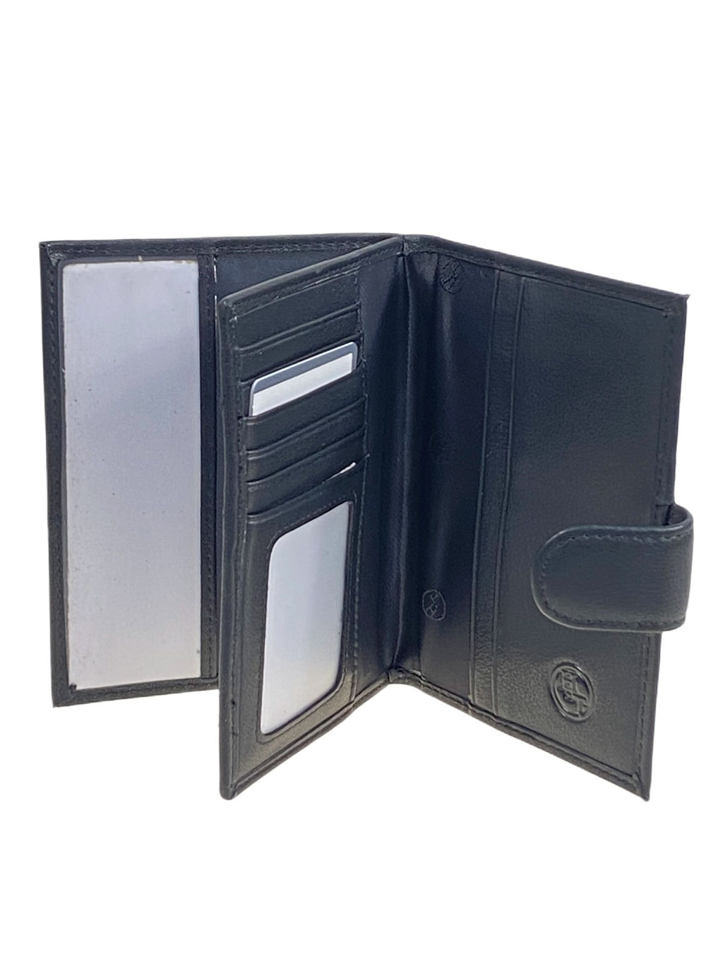 Обложка для паспорта и автодокументов из натуральной кожи, цвет черный - Greta фото 2