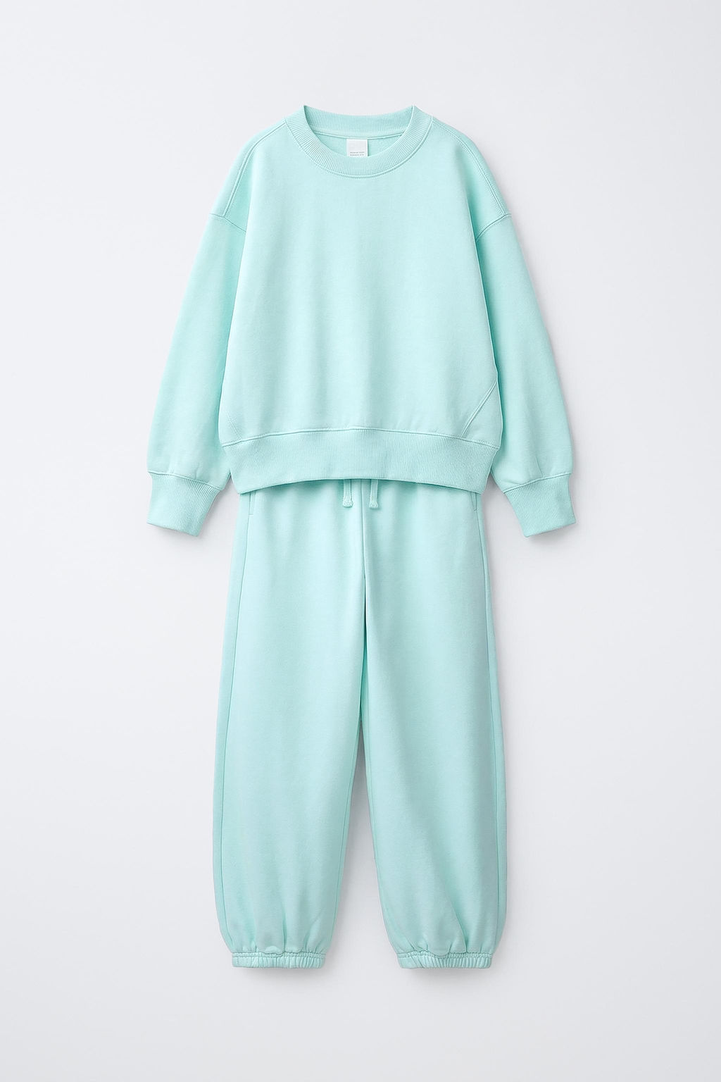 CONJUNTO SUDADERA Y PANTAL?N JOGGER / Turquesa