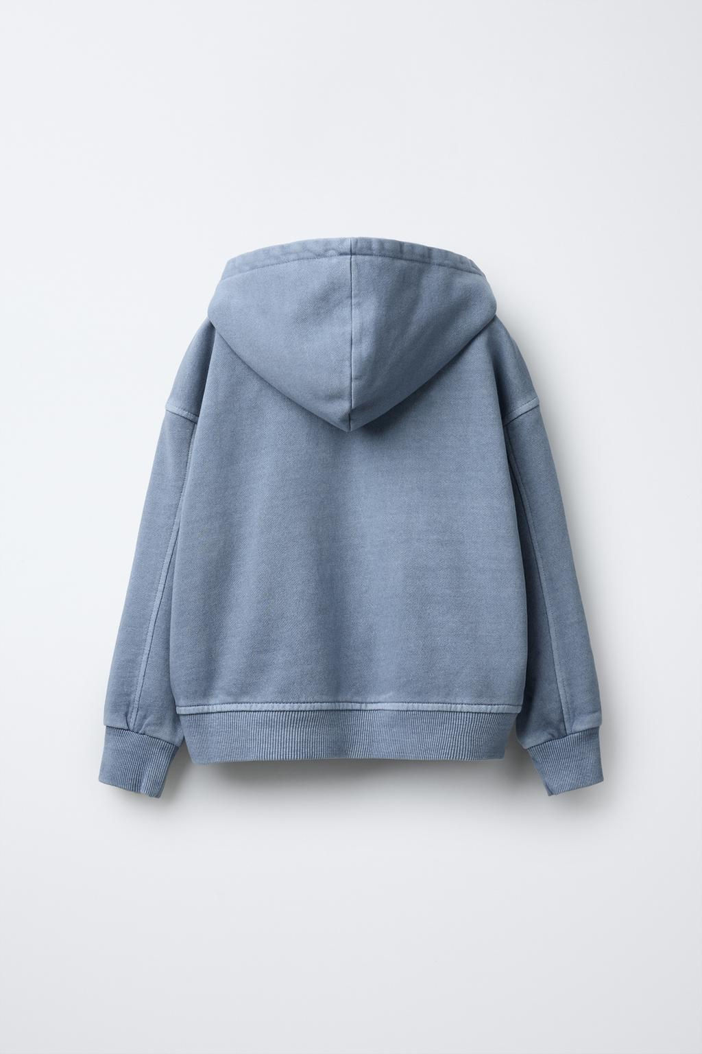 FADED-EFFECT HOODIE - Zara фото 2