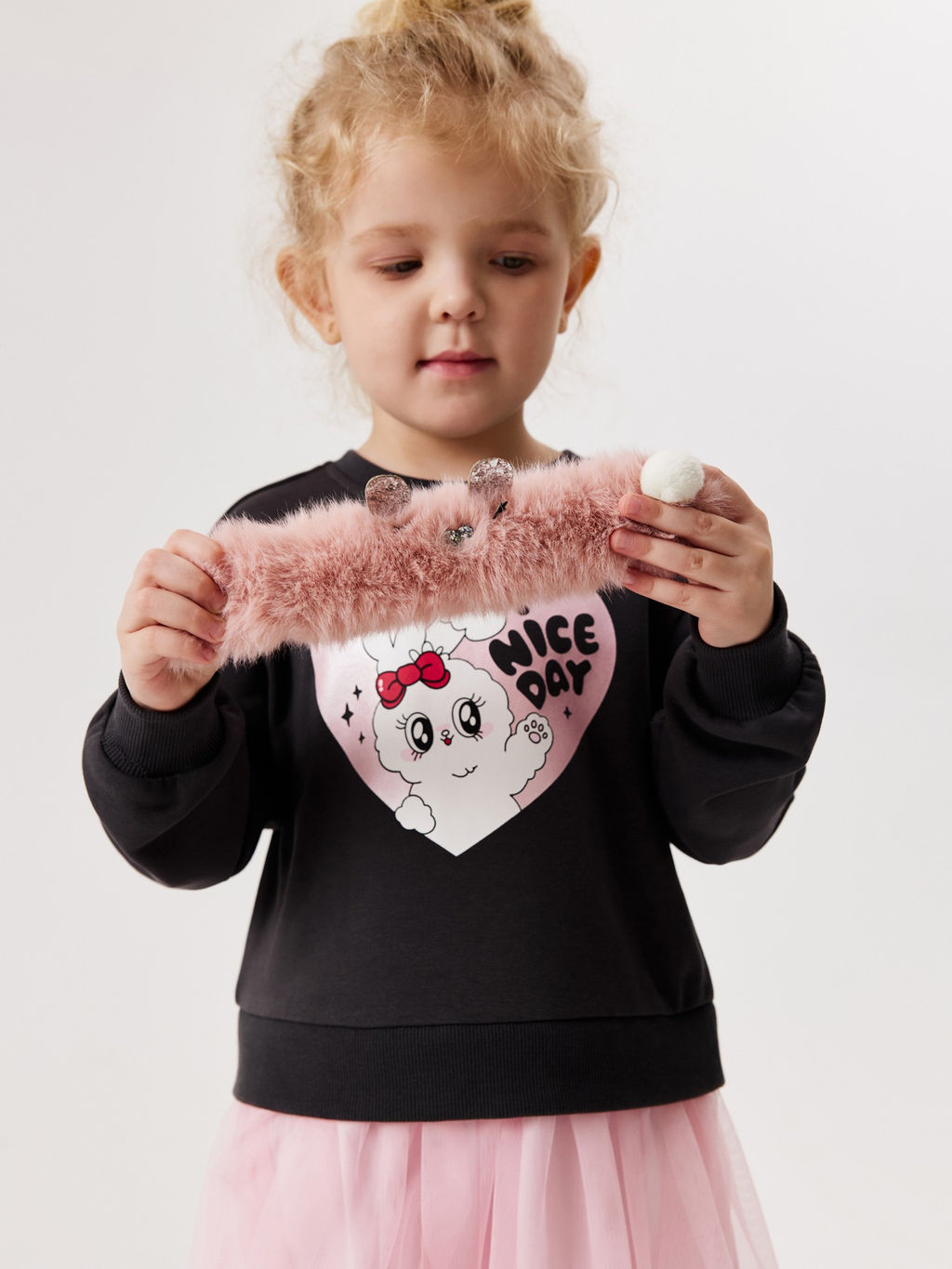 ACOOLA / Браслет детский Platt светло-розовый  фото 4