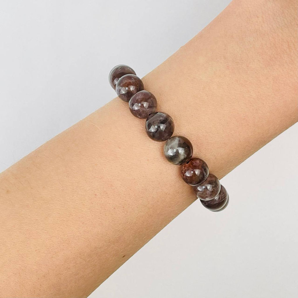 Браслет из Гелиолита (Солнечный камень) 18 см