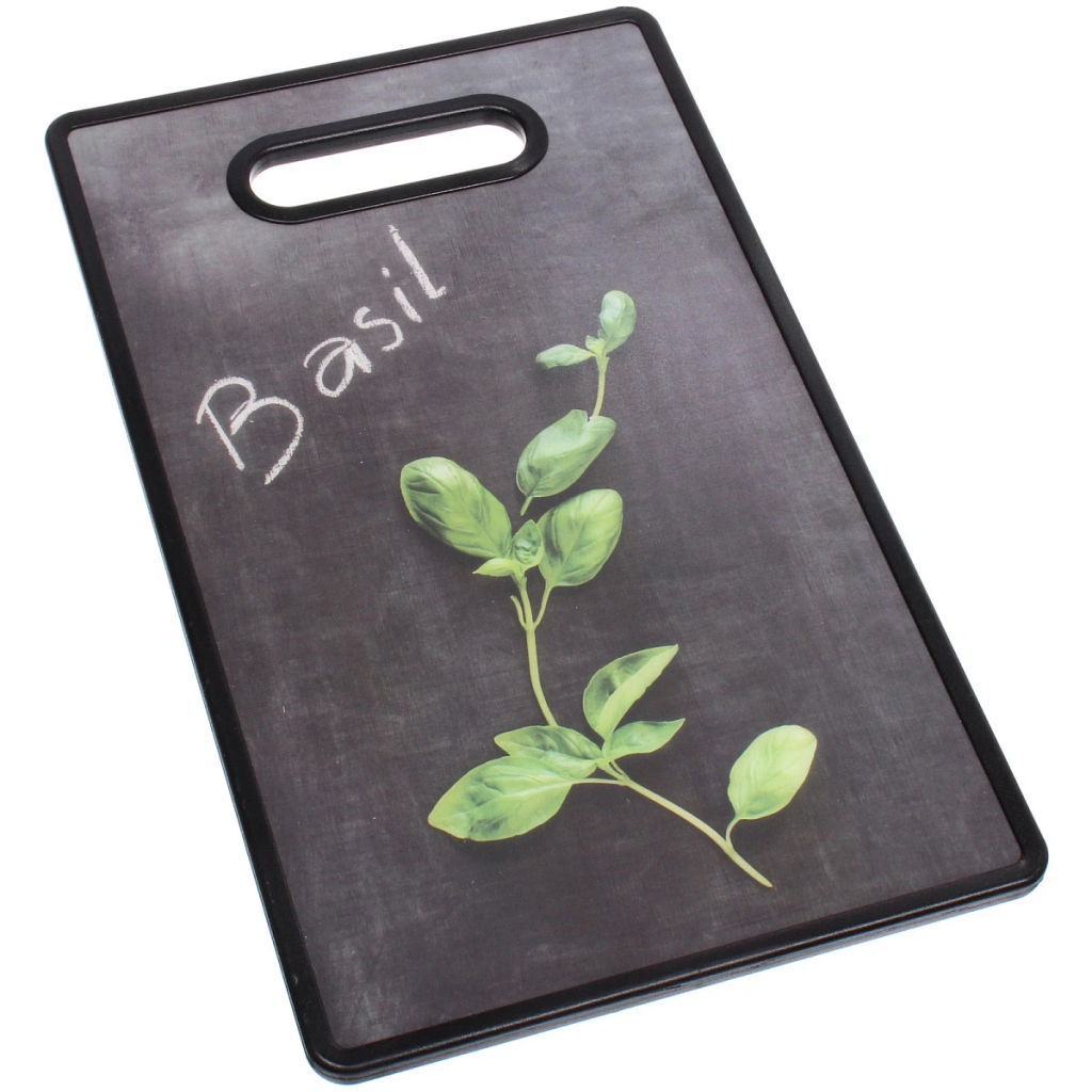 Цена за 2 шт. Доска разделочная пластиковая 37*23см "Базилик"