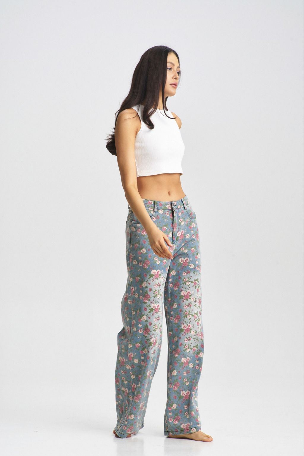 Джинсы Floral Blue - Erist store фото 3