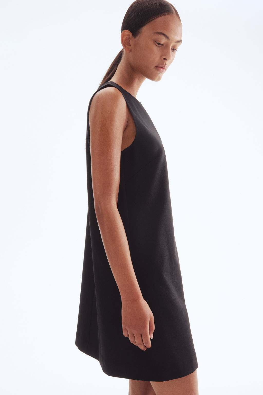 Vestido liso de sarga - H&m фото 6