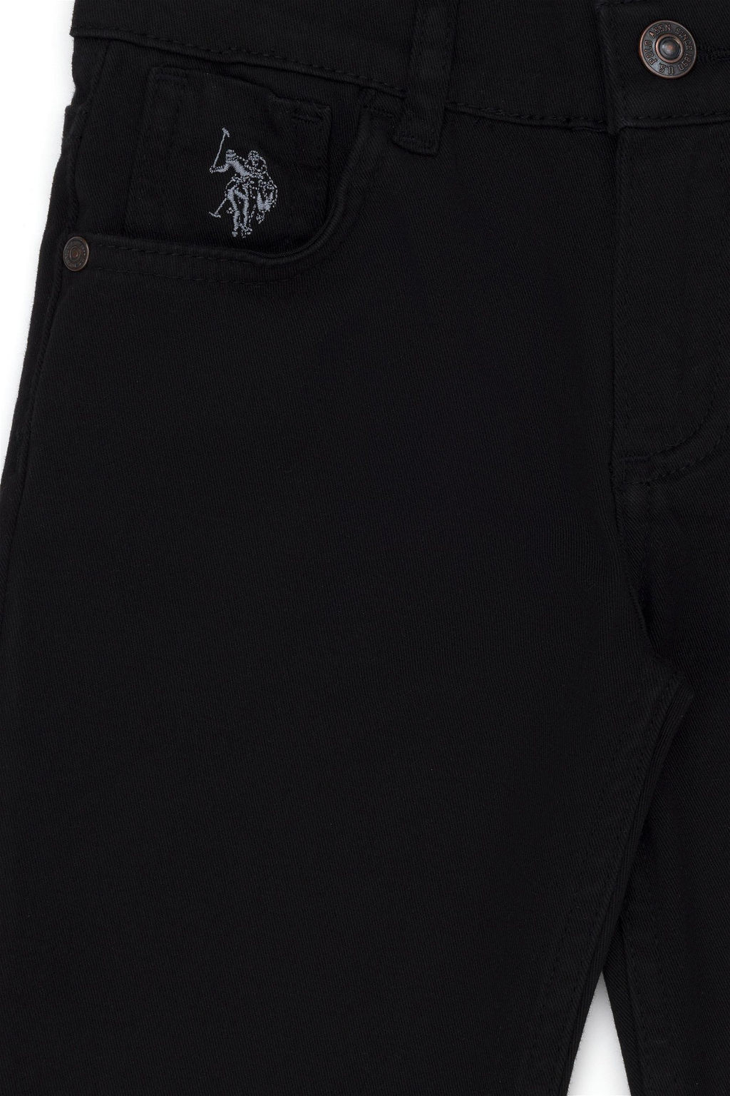 Черные брюки из плотной ткани для мальчика Неожиданная скидка в корзине - U.s. polo assn фото 4