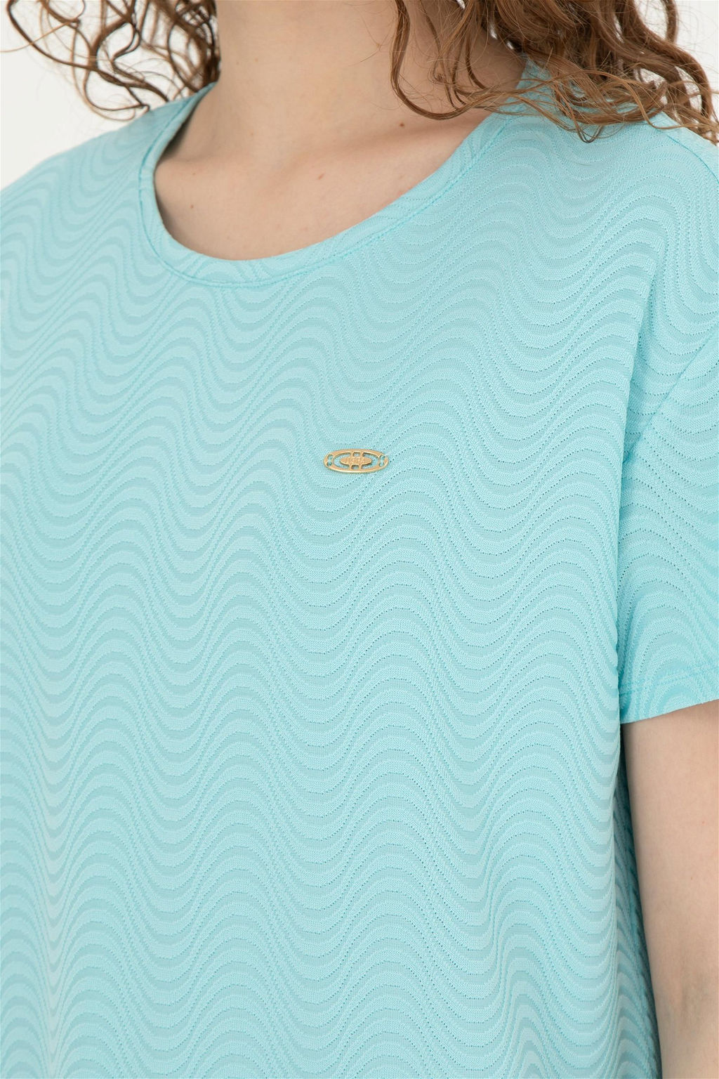 Женская мятная футболка - U.s. polo assn фото 7