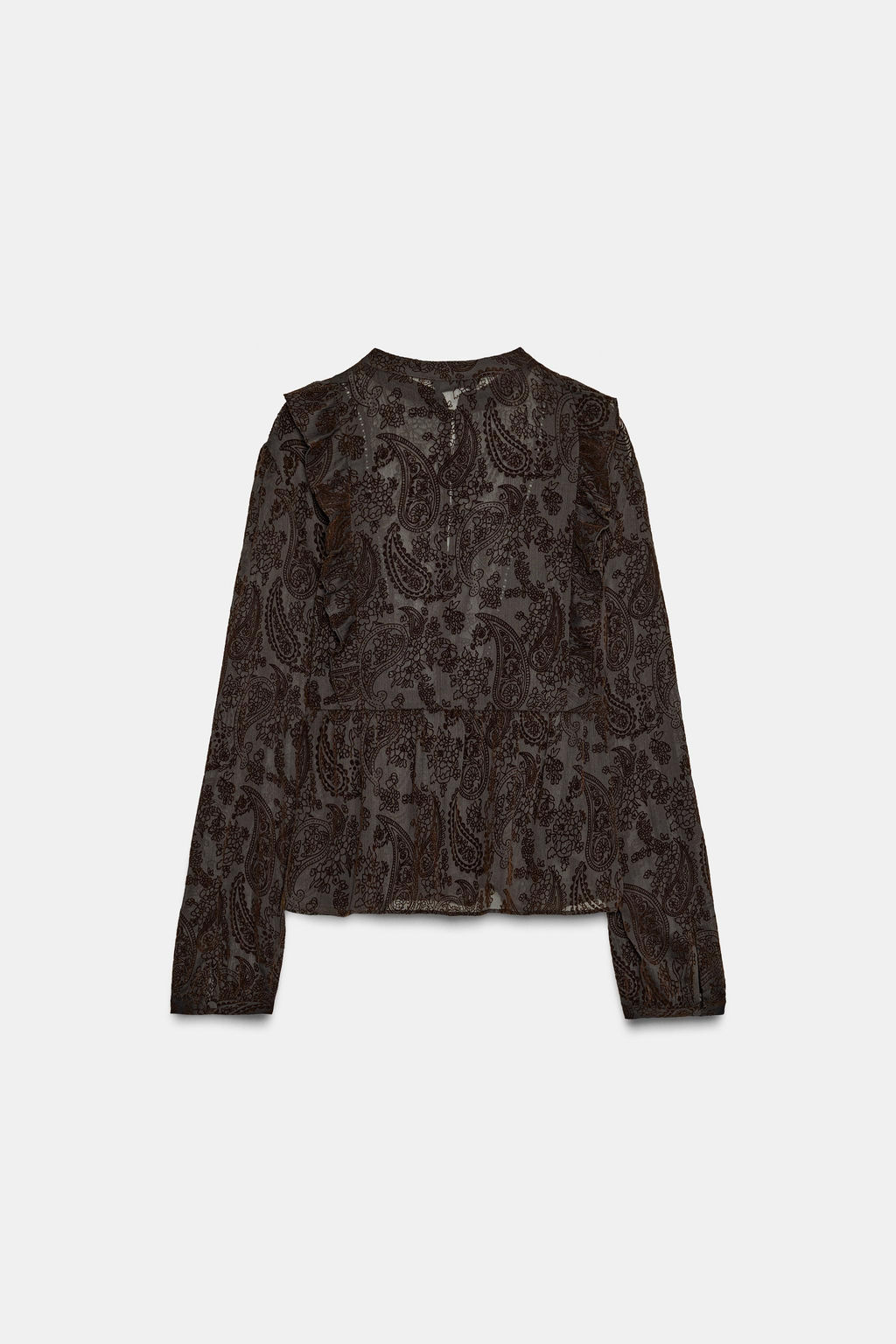 DEVOR_ RUFFLED BLOUSE - Zara фото 6