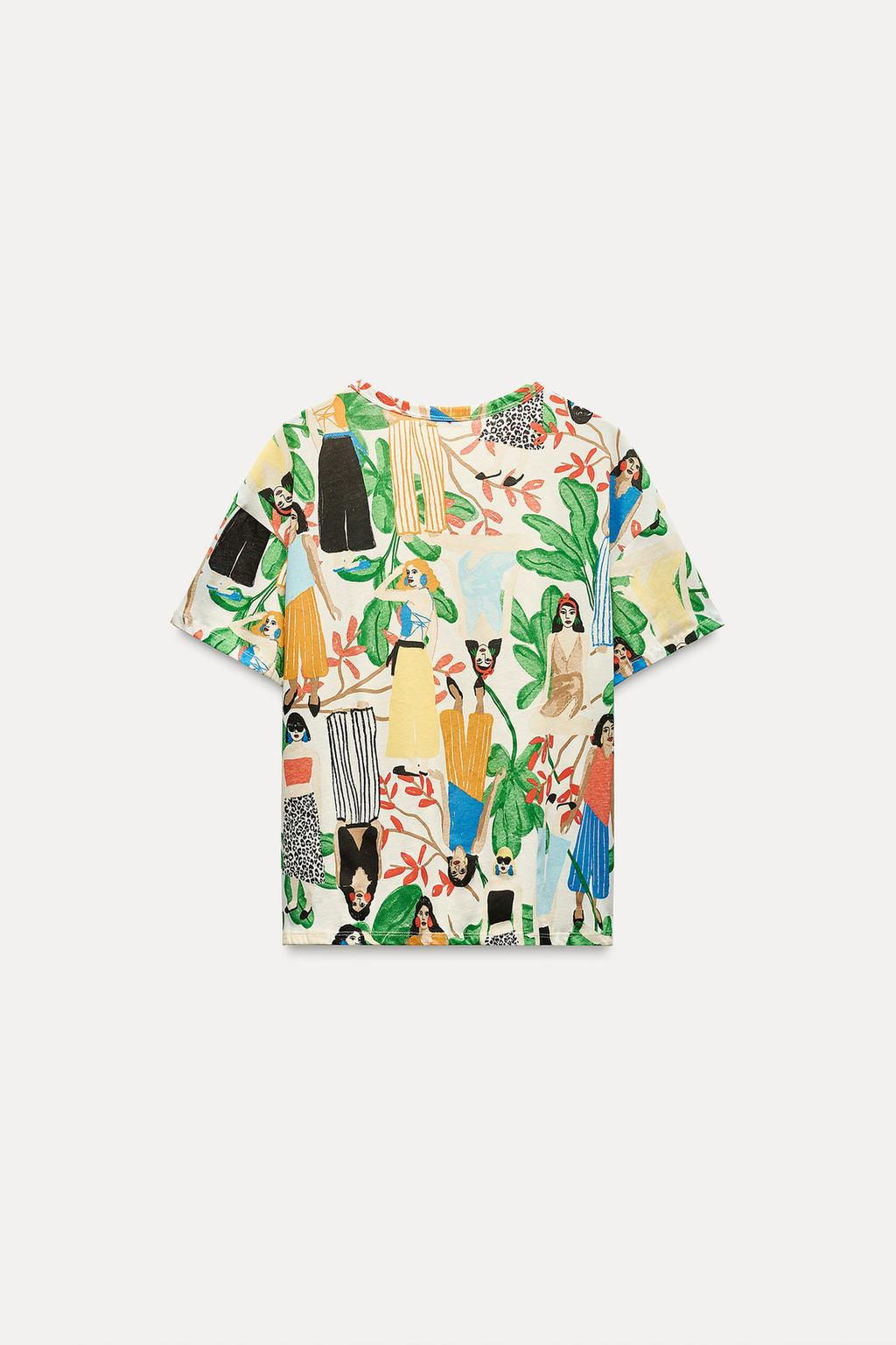 PRINTED T-SHIRT - Zara фото 35