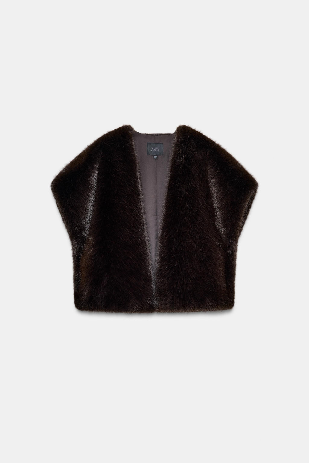 FAUX FUR GILET - Zara фото 6