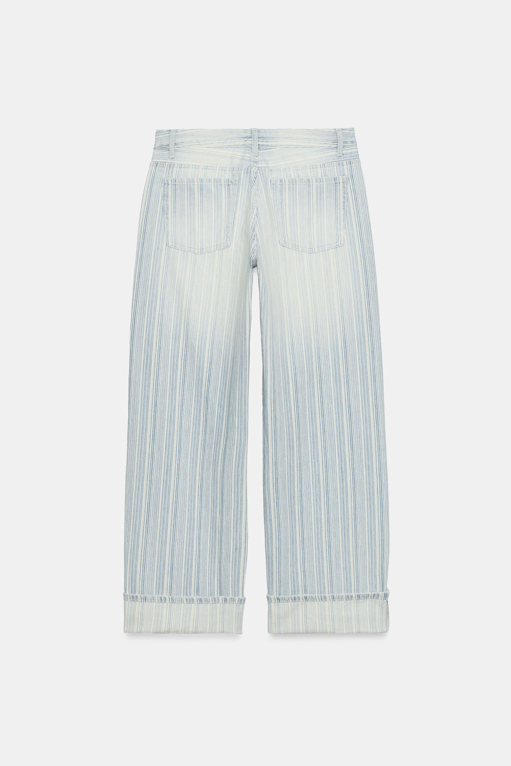 JEANS TRF LOOSE FOLDED TIRO BAJO RAYAS / ?nico - Zara фото 5