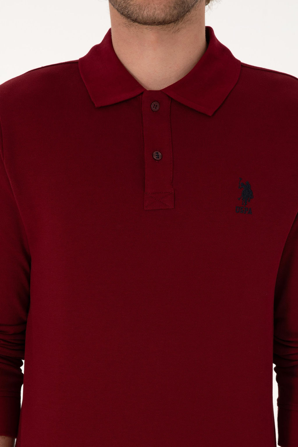 Erkek Bordo Basic Sweatshirt Sepette S_rpriz _ndirim - U.s. polo assn фото 6