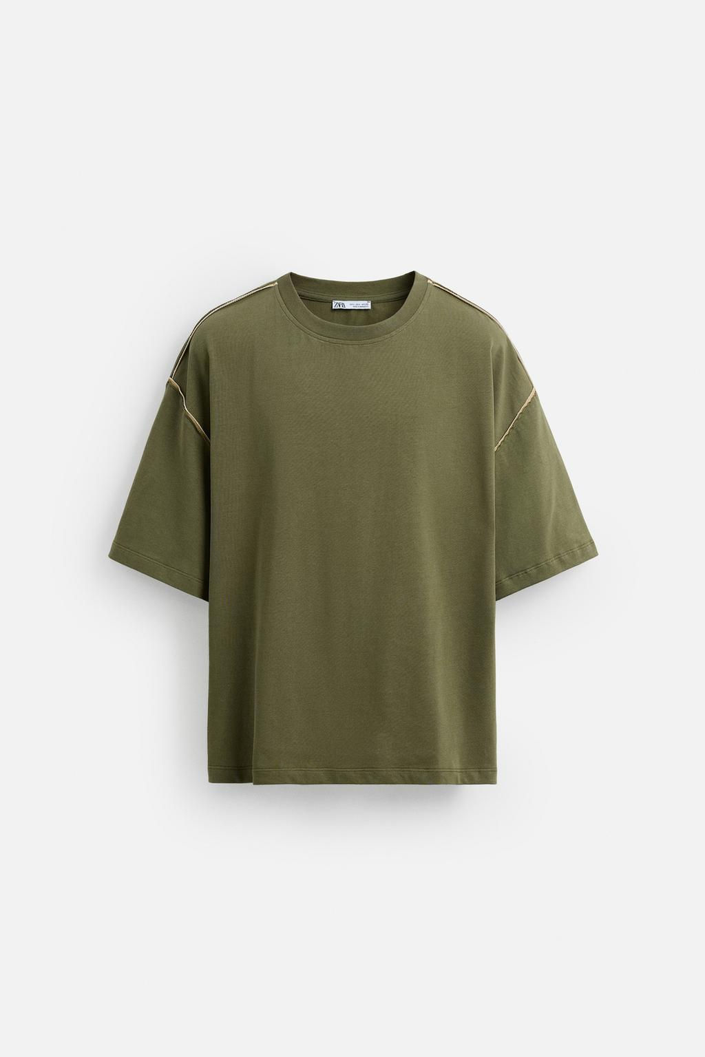 CONTRAST T-SHIRT - Zara фото 7