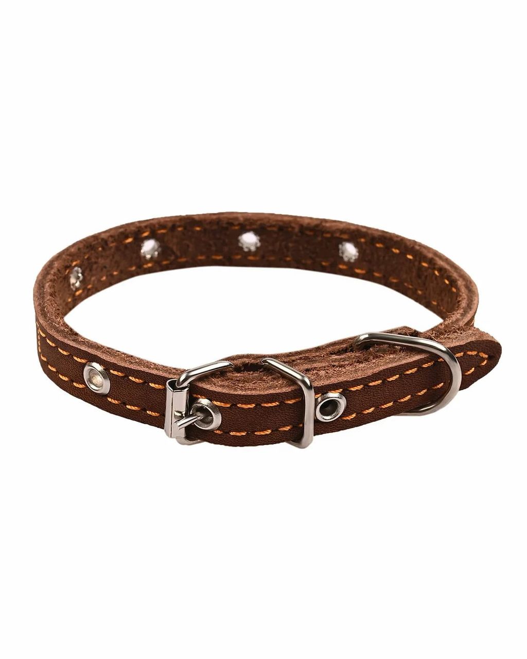 Ошейник АмунициоНН кожа 20 мм двойной безразмерный мод.204