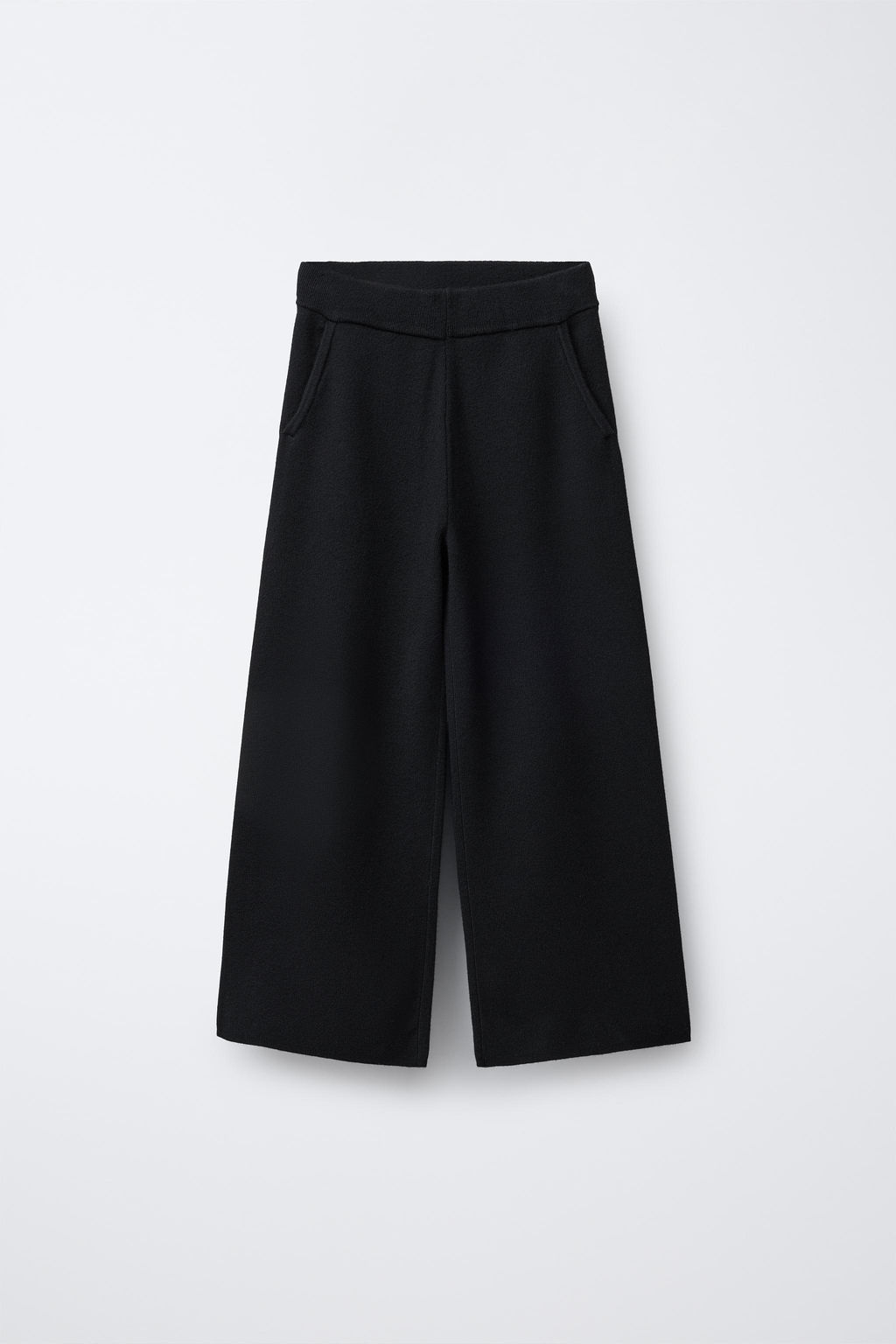 KNITTED WIDE-LEG TROUSERS - Zara фото 7