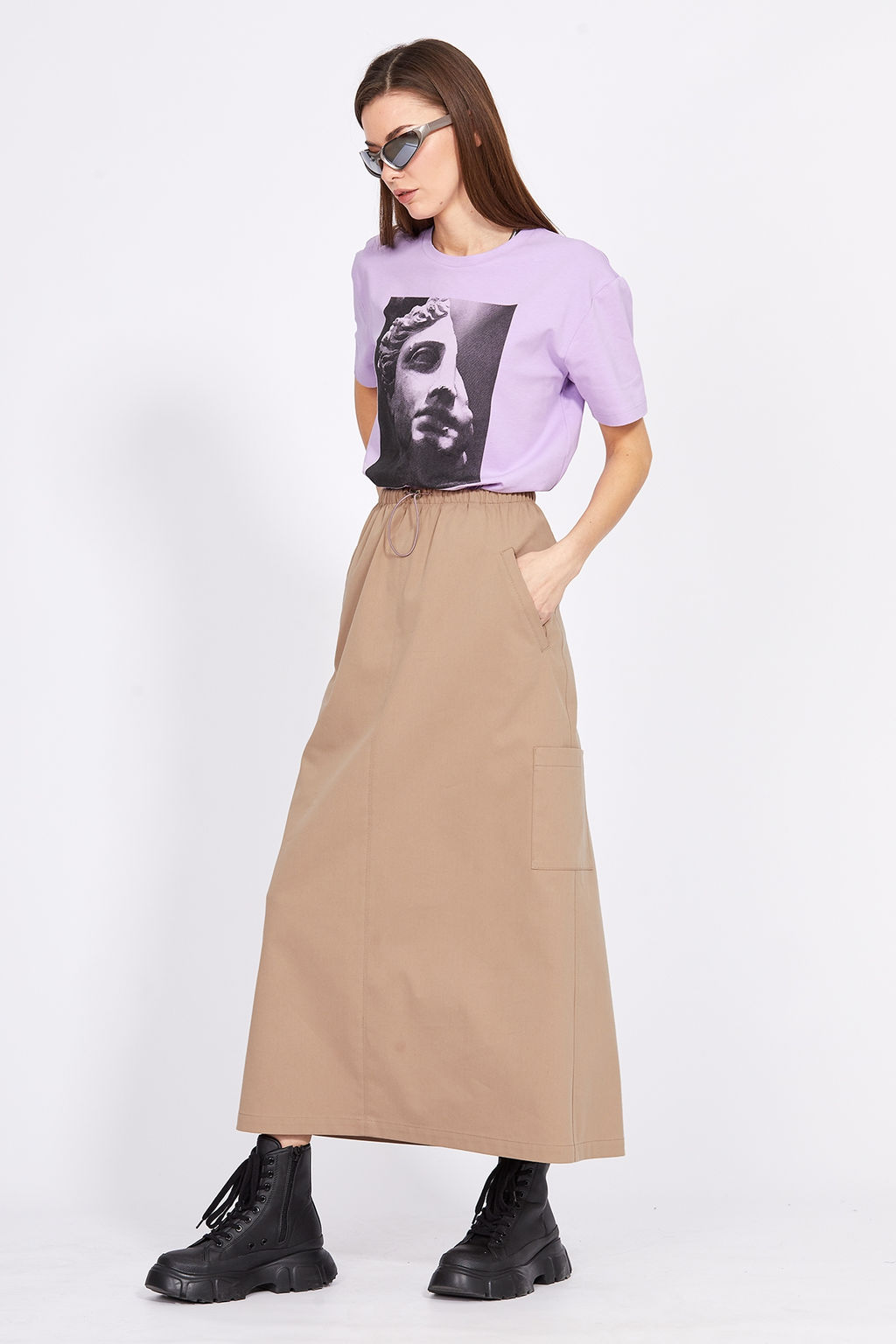 Юбка 2388 бежевый - Eola фото 2